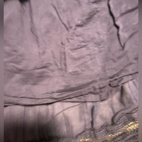 Navy tiered skirt - Picture 4 of 5